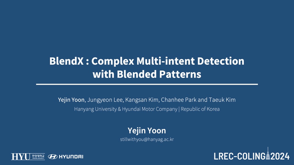 BlendX (LREC-COLING2024 ver.)