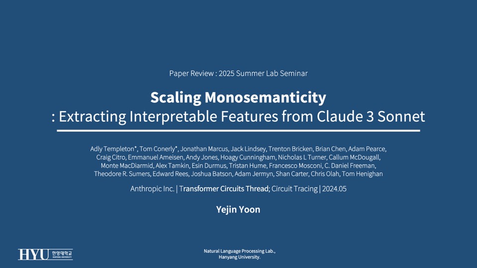 Scaling Monosemanticity